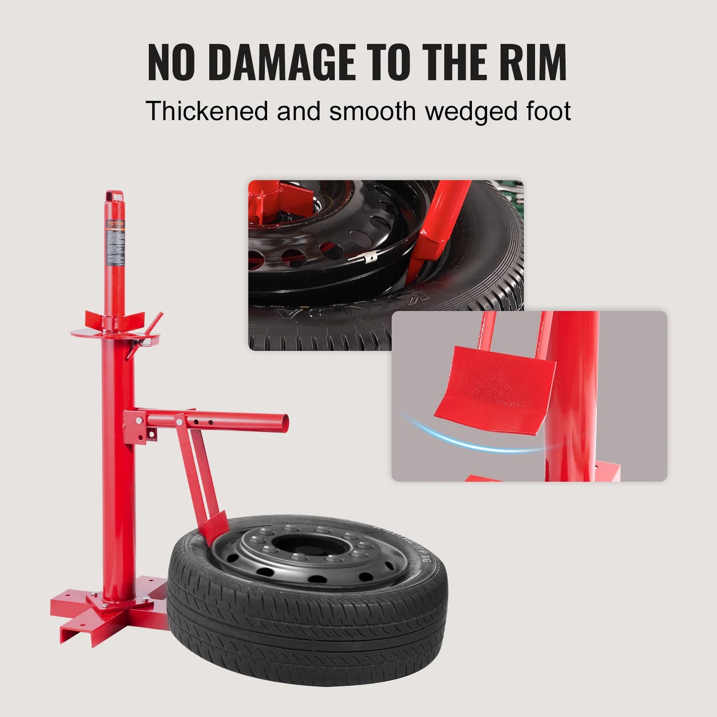 Portable Manual Tire Changer Bead Breaker Tool Portable Hand Bead Mounting Car Truck Motorcycle Garage