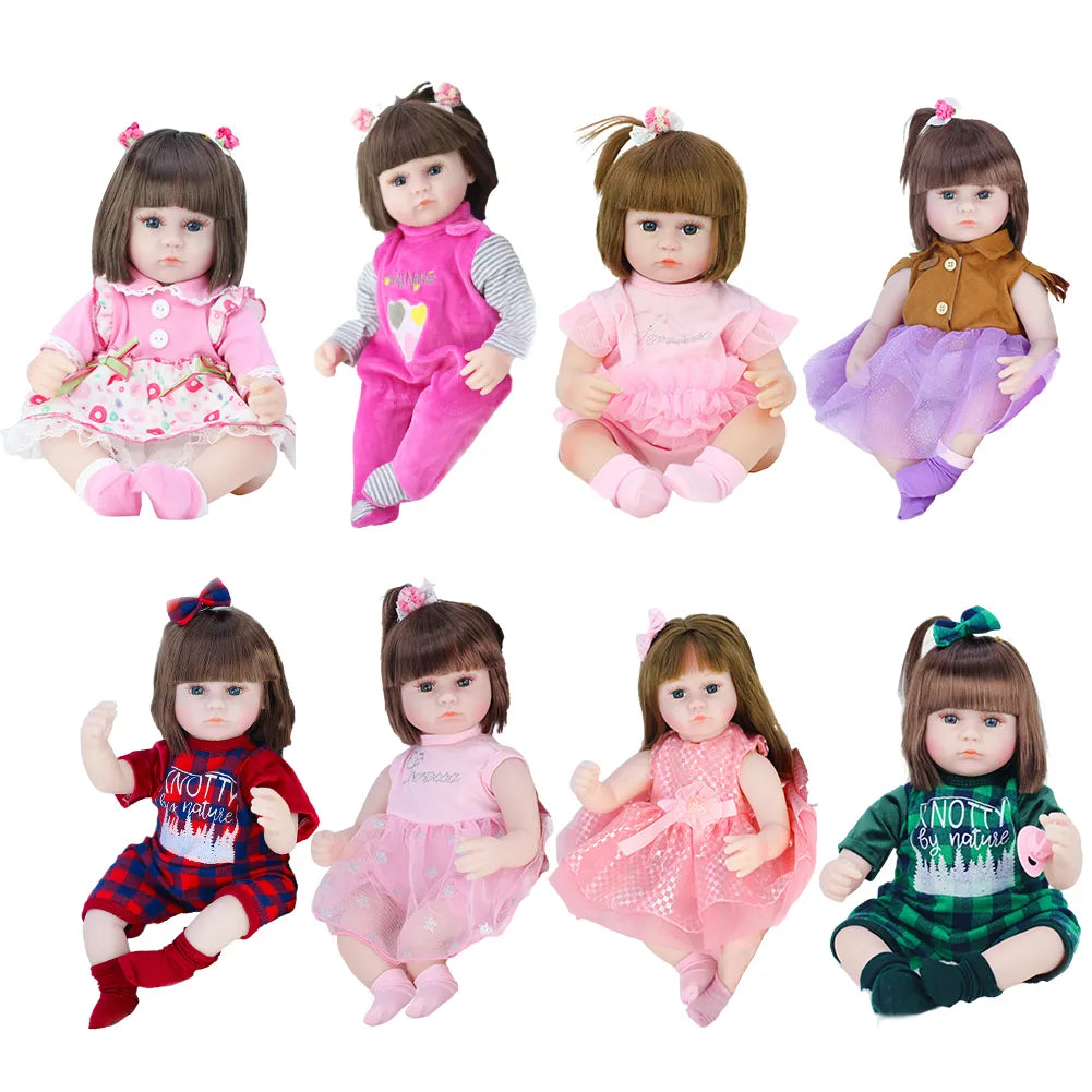 Baby Reborn Doll Toys For Girls Sleeping Accompany Doll Realistic