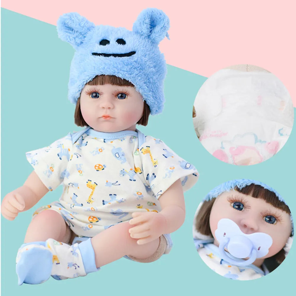 Baby Reborn Doll Toys For Girls Sleeping Accompany Doll Realistic