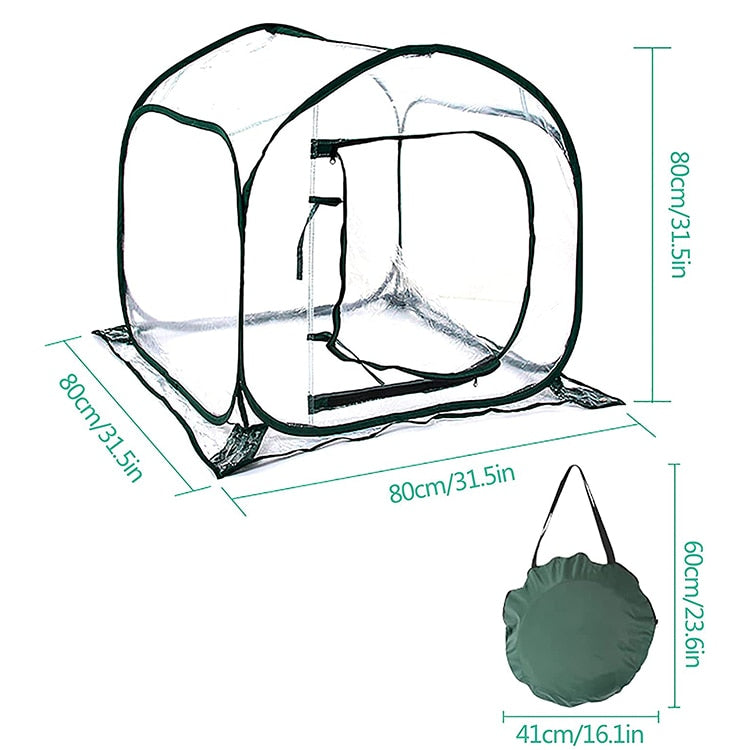 Greenhouse for Outdoor Indoor Plant Pop Up Portable Grow Greenhouse Tent