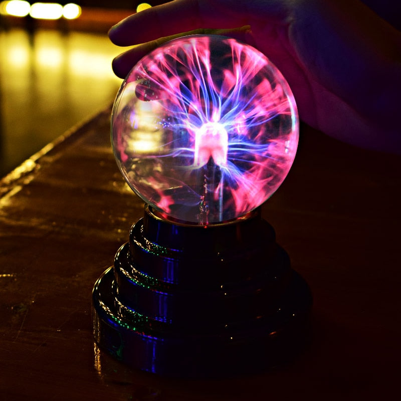 Ball Electrostatic Sphere Light Crystal Lamp Ball Desktop Touch