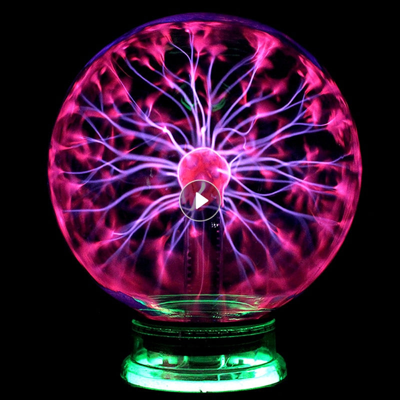 Ball Electrostatic Sphere Light Crystal Lamp Ball Desktop Touch