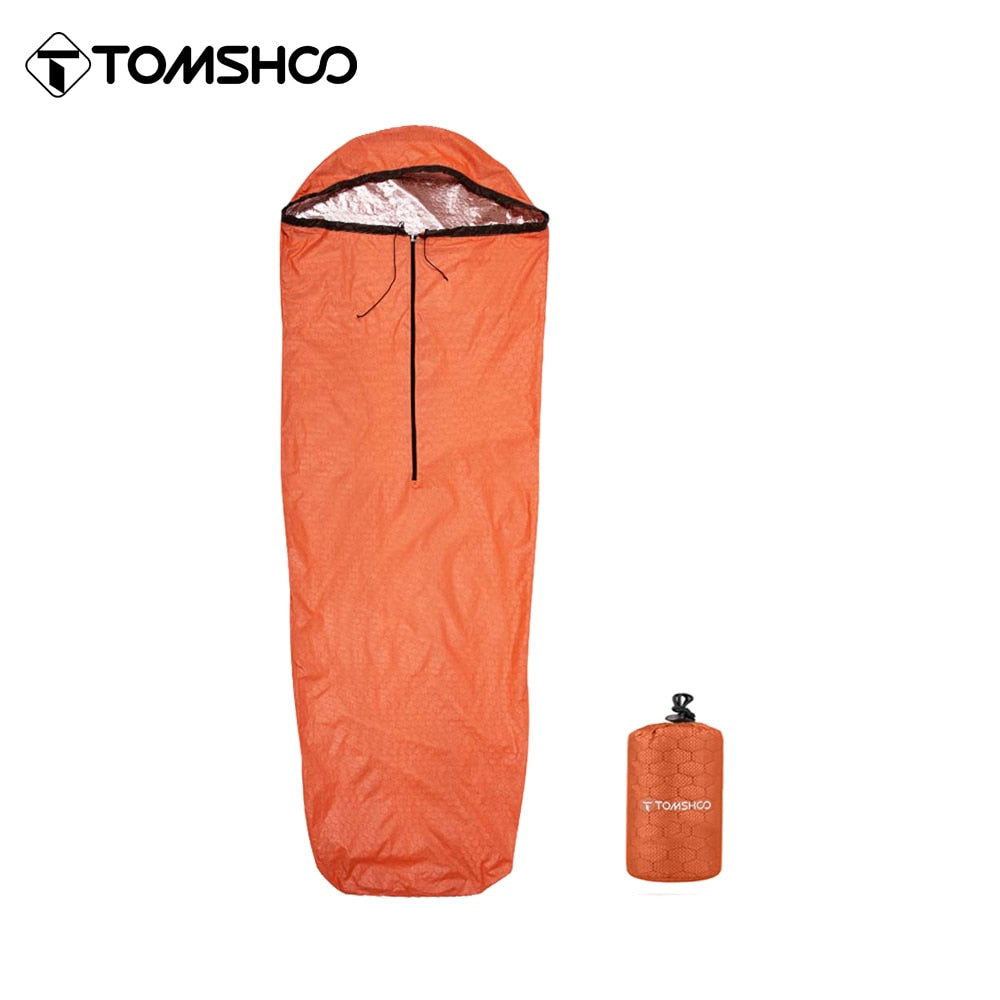 Emergency Sleeping Bag Lightweight Waterproof Thermal Sleeping Bag Survival Gear  Hiking camping