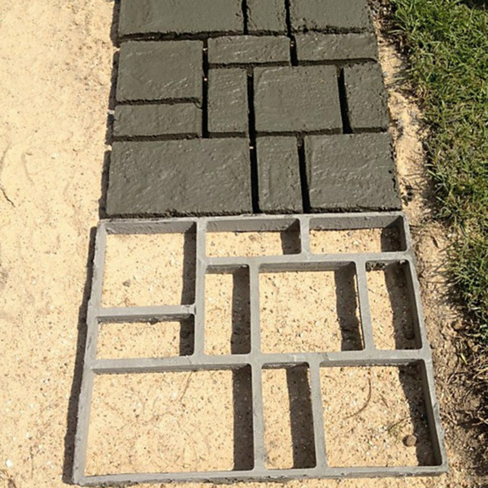 Path Maker Paving Molds Stone Brick Concrete Mold Concrete Cement