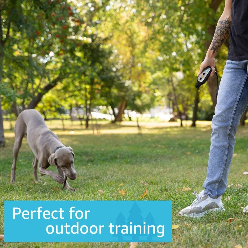 Training Shock Collar for Dogs with Remote, Fully Waterproof Vibration and Beep Electric Trainer, Small to Large