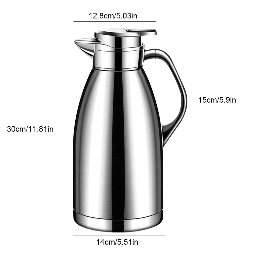 2.3L Insulated Thermos Can V-Shaped Spout 316 Stainless Steel