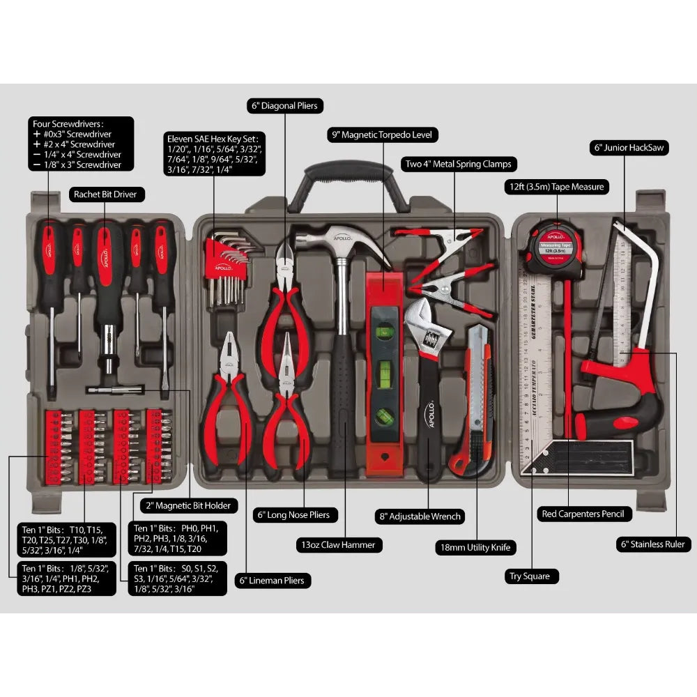 71-Piece Household Tool Kit Screwdriver  Precision