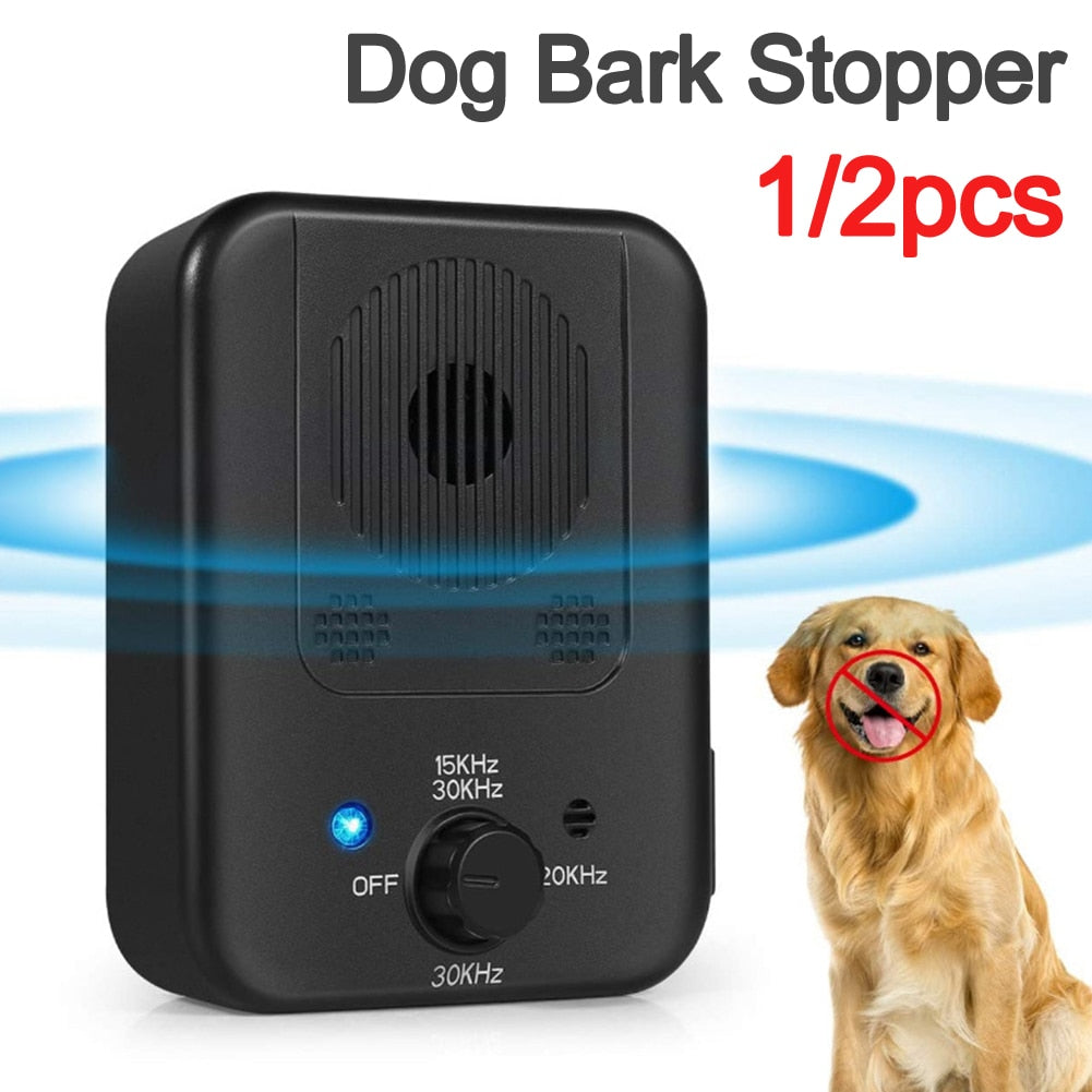 Dog Bark Stopper Deterrents Ultrasonic Stopper Bark Dog Repeller Pet Training