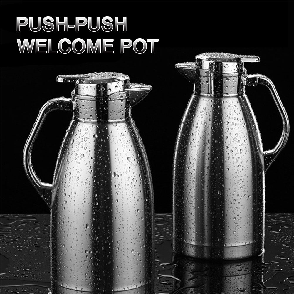 2.3L Insulated Thermos Can V-Shaped Spout 316 Stainless Steel