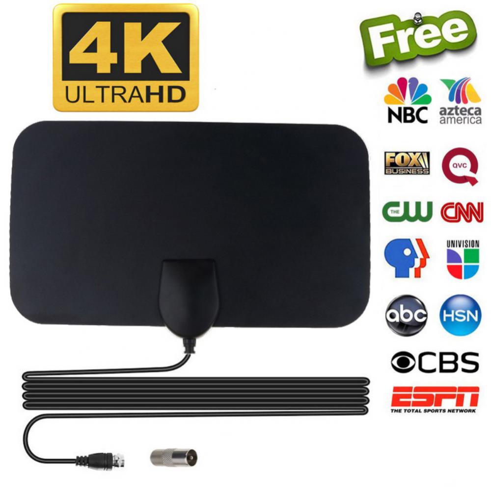 High Gain HD TV DTV Box Digital TV Antenna 3000Mile Booster Active Indoor