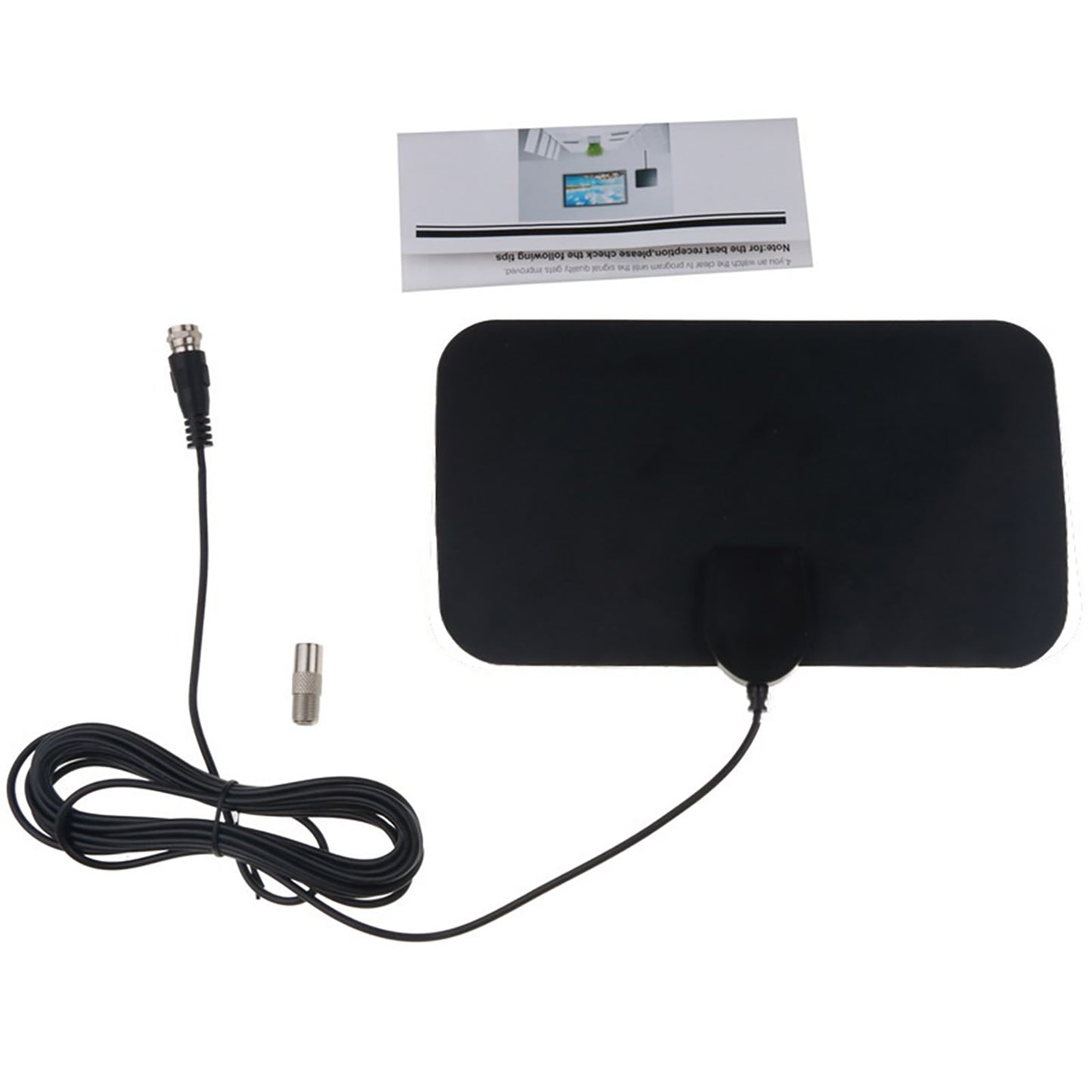 High Gain HD TV DTV Box Digital TV Antenna 3000Mile Booster Active Indoor