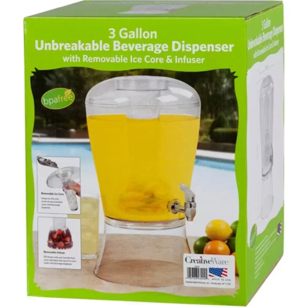 3 Gallon Water Dispenser with Ice Core and Infuser