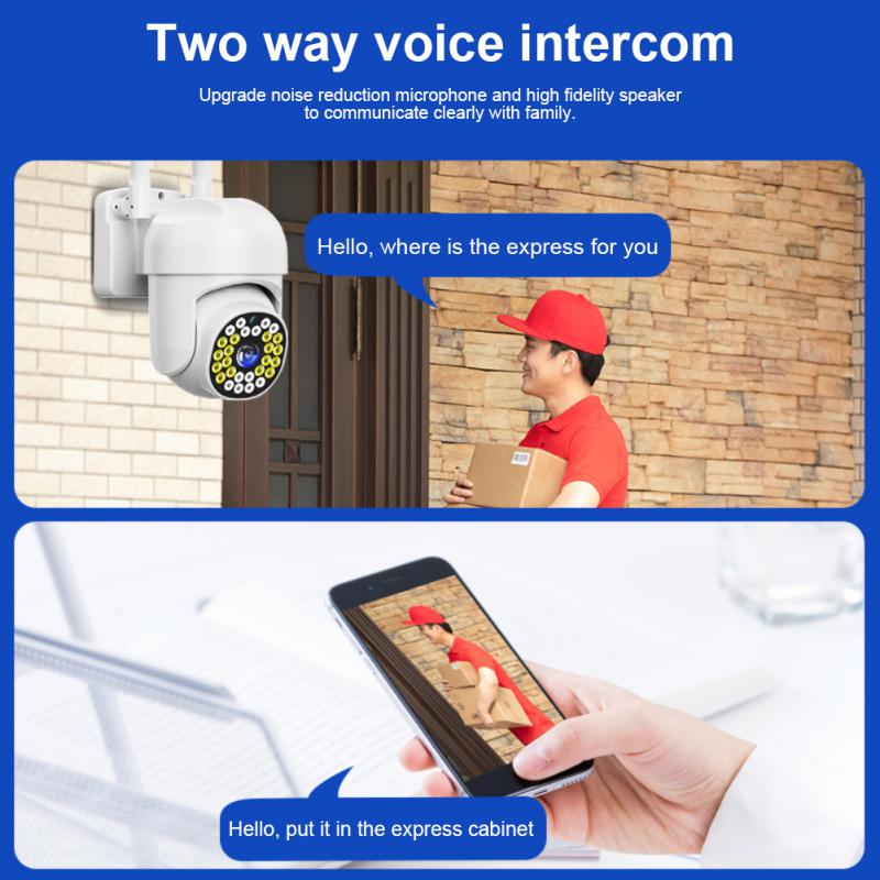 3MP Surveillance Outdoor Wireless IP Camera Two Ways  WIFI Security CCTV Camera 128G