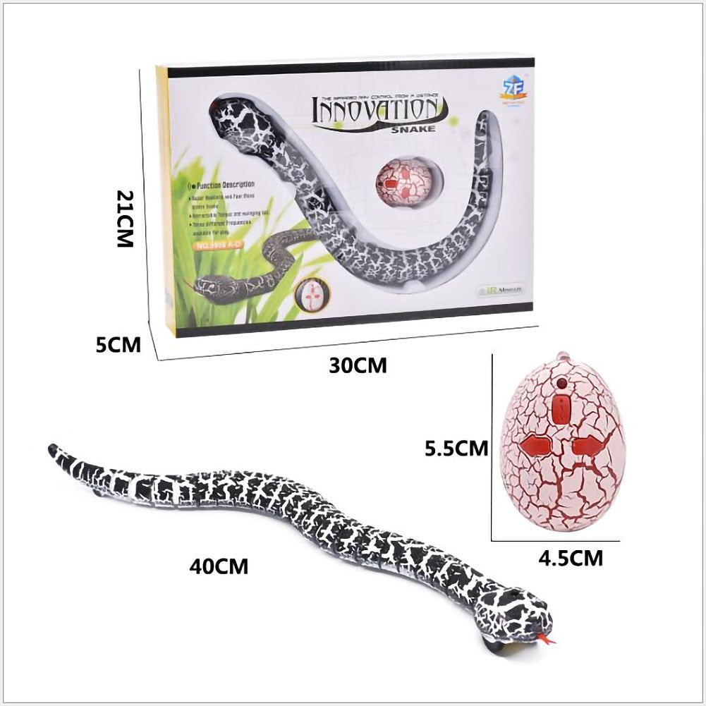 Electric RC Snake Toy Funny  Gift Snake Teaser Play Toy Kids Halloween Prank Cats Dogs