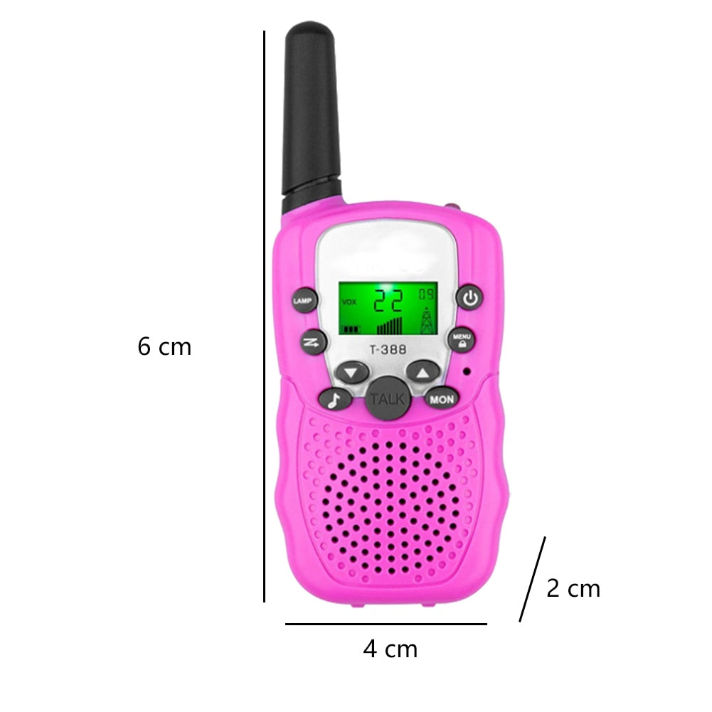 3pcs Walkie Talkies Kids Electronic Toys 22 Channels Walkie Talkie