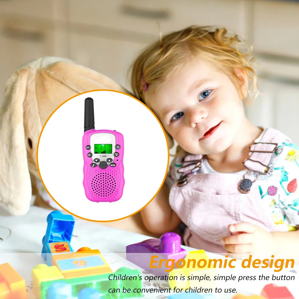 3pcs Walkie Talkies Kids Electronic Toys 22 Channels Walkie Talkie