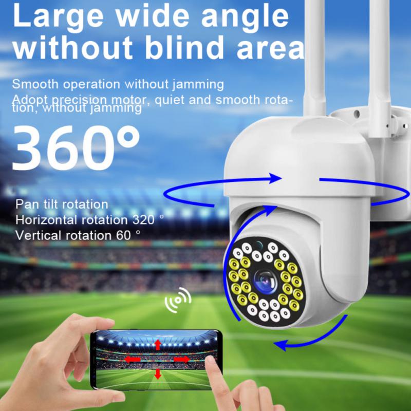 3MP Surveillance Outdoor Wireless IP Camera Two Ways  WIFI Security CCTV Camera 128G