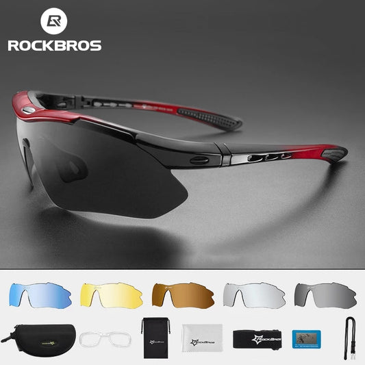 Polarized Sports Men Sunglasses Road Cycling Glasses Mountain Bike  Riding