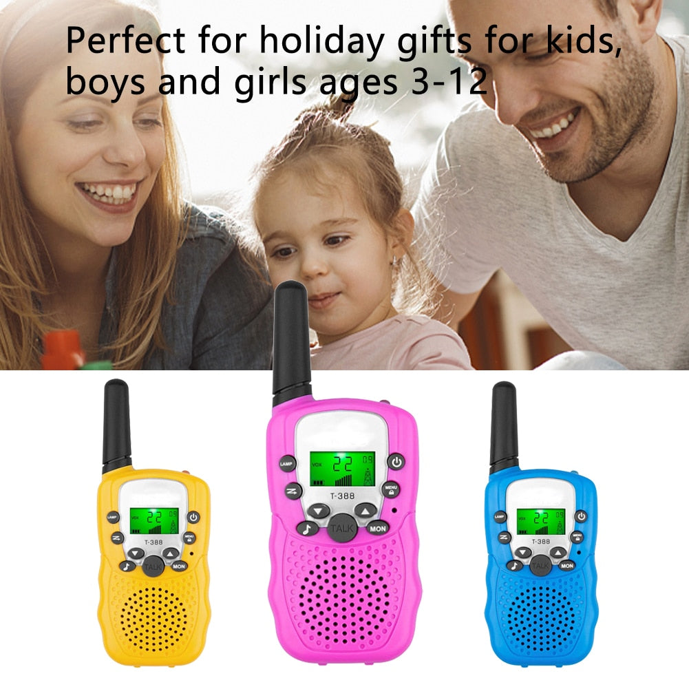 3pcs Walkie Talkies Kids Electronic Toys 22 Channels Walkie Talkie