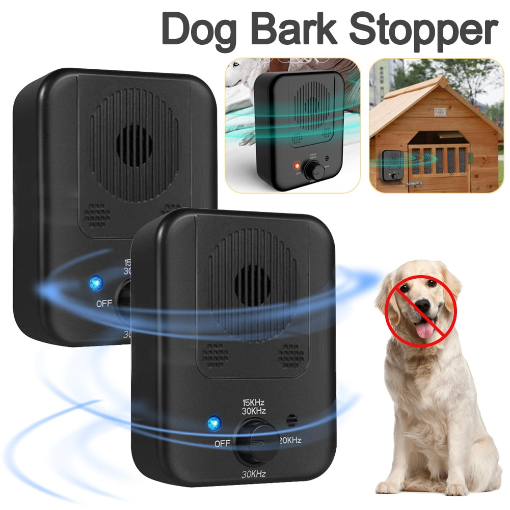 Dog Bark Stopper Deterrents Ultrasonic Stopper Bark Dog Repeller Pet Training