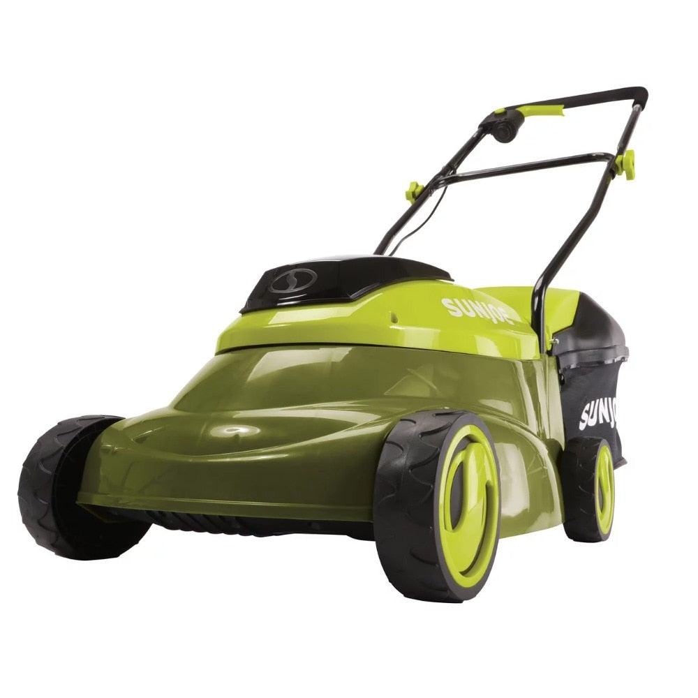 24V Cordless 14" Walk-Behind Push Lawn Mower, 3-Position, Motor, 5.0-Ah Battery & Charger