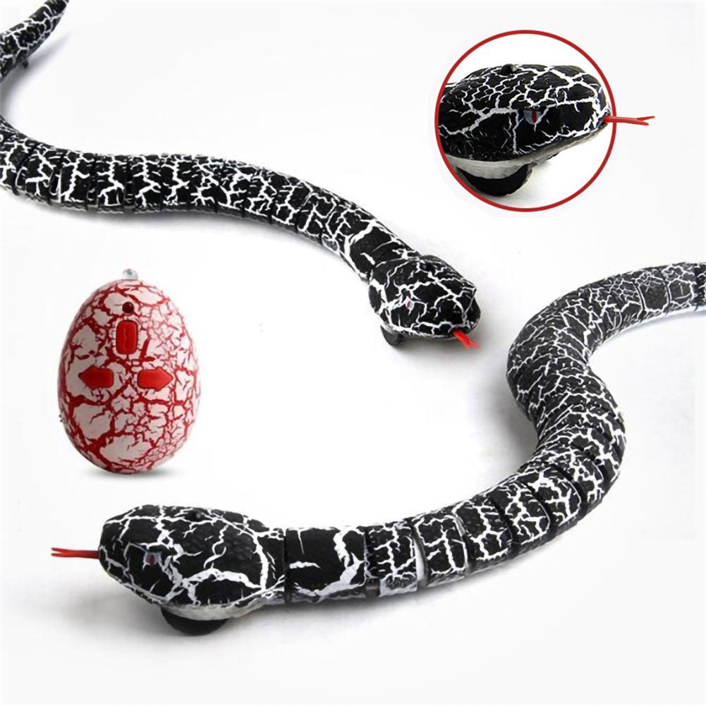 Electric RC Snake Toy Funny  Gift Snake Teaser Play Toy Kids Halloween Prank Cats Dogs